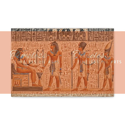 Canvas Gallery Wraps Kings and Queens of Ancient Egypt 18″ x 12″ / 1.25’’ Canvas