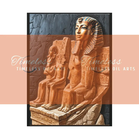 Canvas Print - Ancient Atmosphere Egypt 36’’ x 48’’ (Vertical) / 1.25’’ Canvas