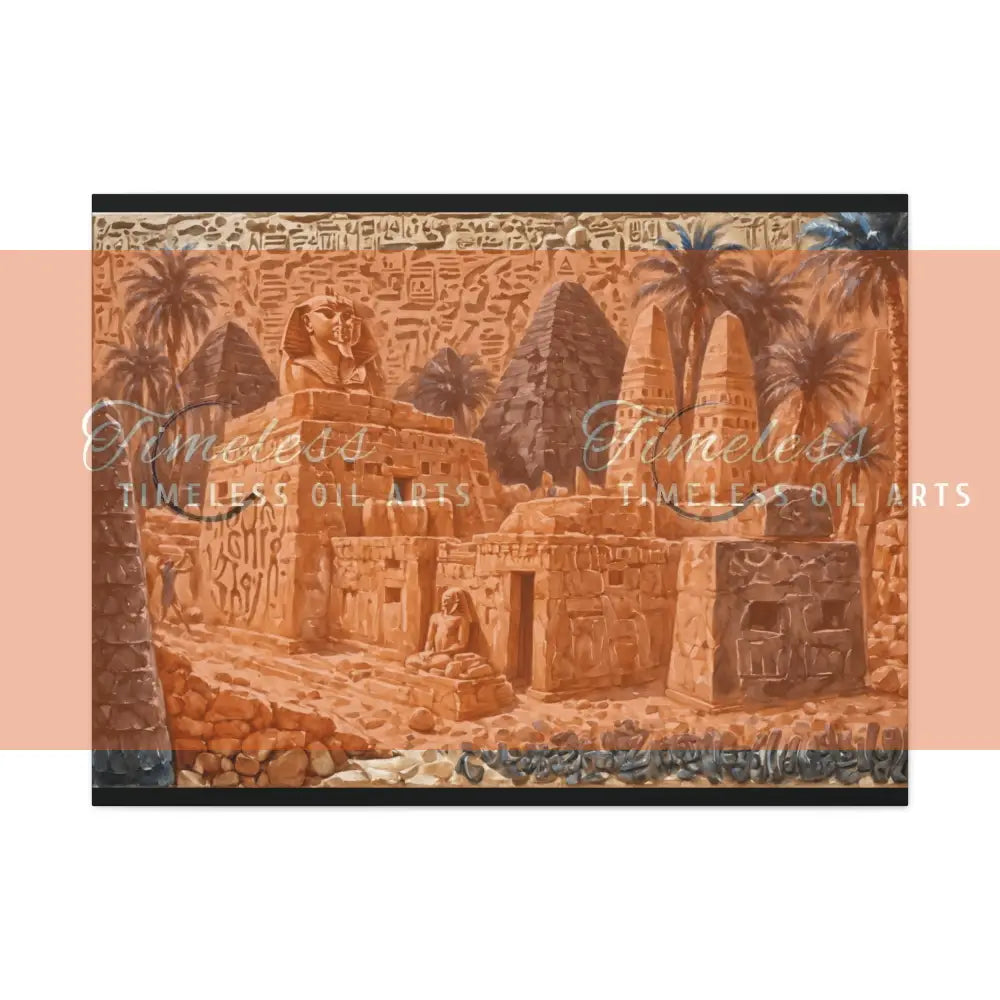 Canvas Print - Ancient Atmosphere Egypt 40’’ x 30’’ (Horizontal) / 1.25’’ Canvas