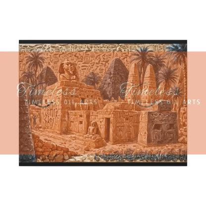 Canvas Print - Ancient Atmosphere Egypt 40’’ x 30’’ (Horizontal) / 1.25’’ Canvas