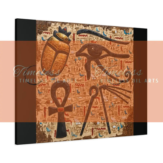 Canvas Print - Ancient Egyptian,Eye of Horus 40’’ x 30’’ (Horizontal) / 1.25’’ Canvas