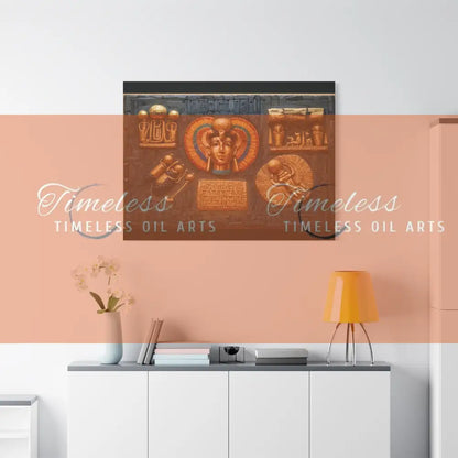 Canvas Print - Ancient Egyptian Jewelry 48’’ x 36’’ (Horizontal) / 1.25’’ Canvas