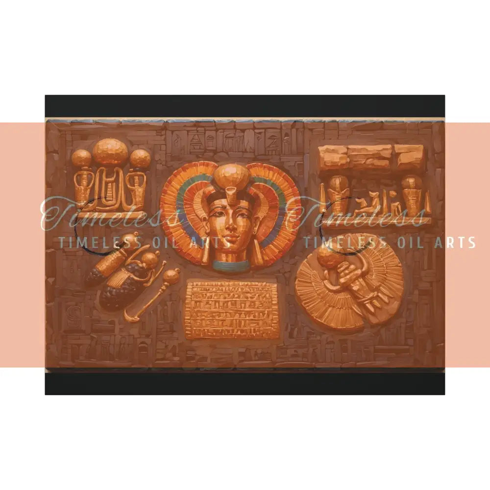 Canvas Print - Ancient Egyptian Jewelry Canvas