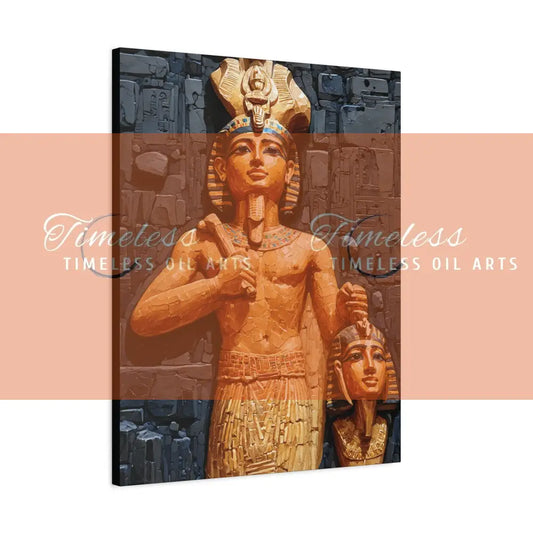 Canvas Print - Ancient Egyptian Kings 24’’ x 30’’ (Vertical) / 1.25’’ Canvas