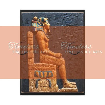 Canvas Print - Ancient Egyptian Kings 24’’ x 32’’ (Vertical) / 1.25’’ Canvas