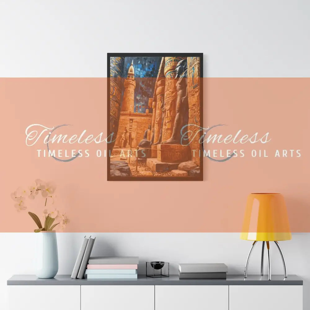 Canvas Print - Ancient Egyptian Temples Canvas