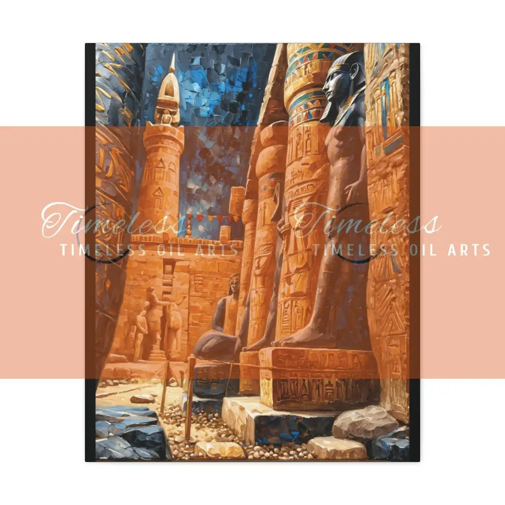 Canvas Print - Ancient Egyptian Temples Canvas