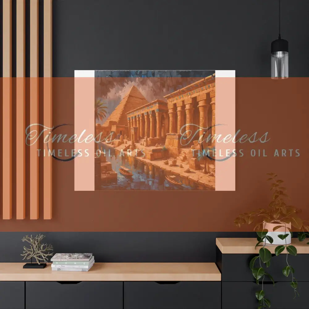 Canvas Print - Ancient Egyptian Temples Canvas