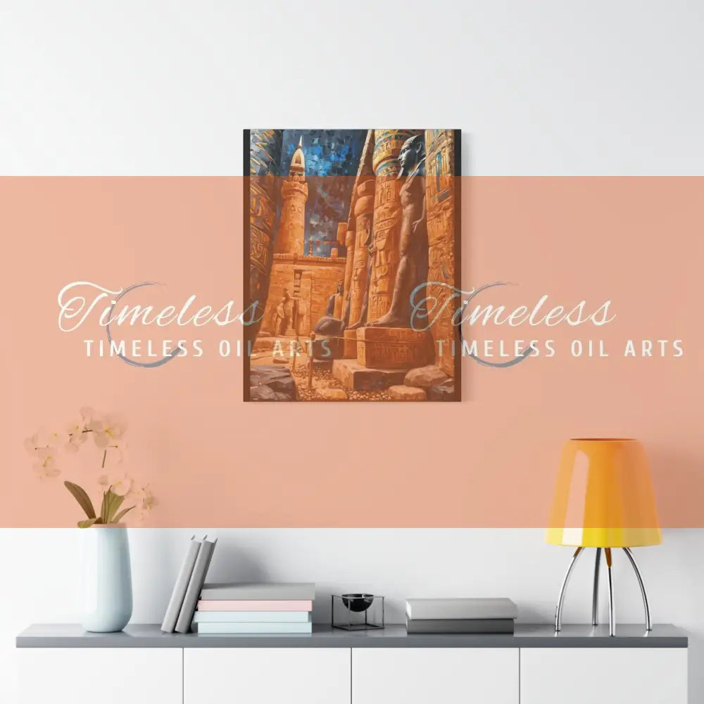 Canvas Print - Ancient Egyptian Temples Canvas