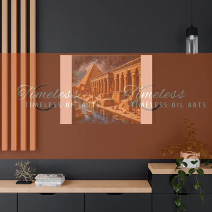 Canvas Print - Ancient Egyptian Temples Canvas