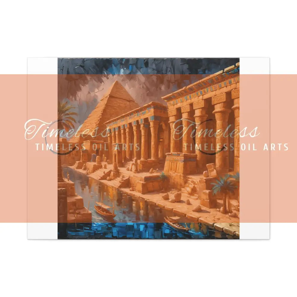 Canvas Print - Ancient Egyptian Temples Canvas