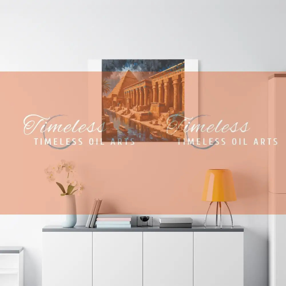 Canvas Print - Ancient Egyptian Temples Canvas