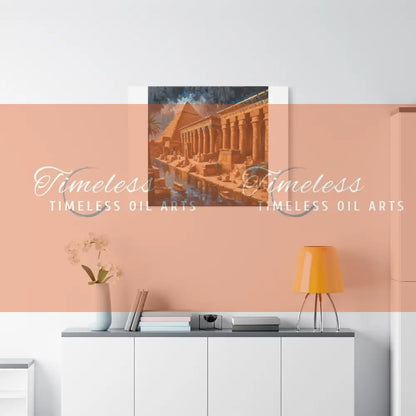 Canvas Print - Ancient Egyptian Temples Canvas