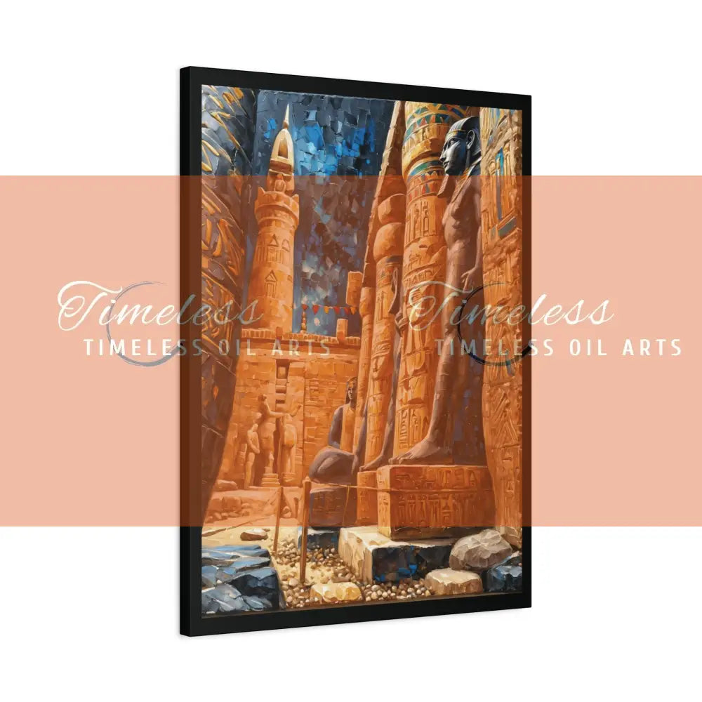 Canvas Print - Ancient Egyptian Temples Canvas