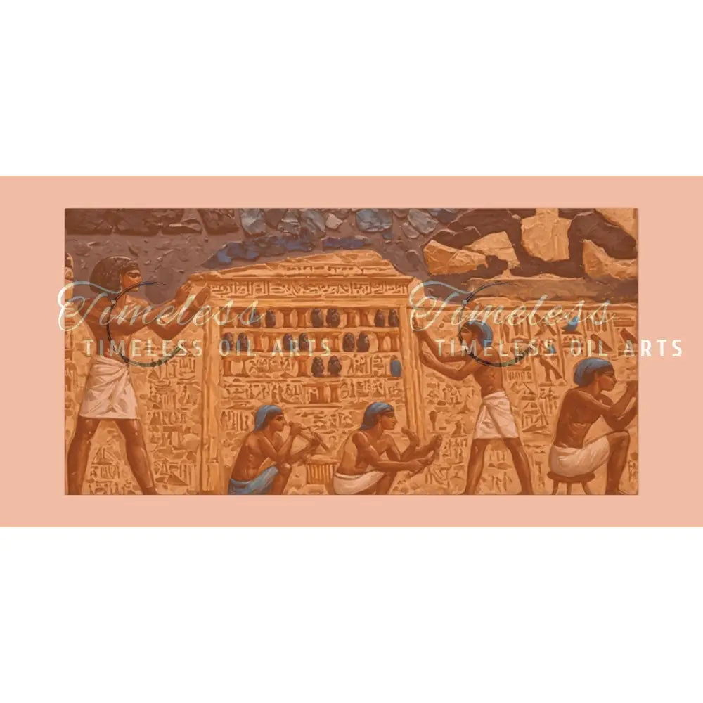 Canvas Print - Ancient Vibes of Egypt 30’’ x 15’’ (Horizontal) / 1.25’’ Canvas