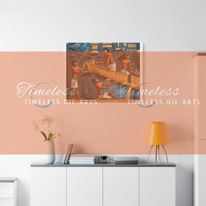 Canvas Print - Boats and dreams of the Nile Egypt Canvas