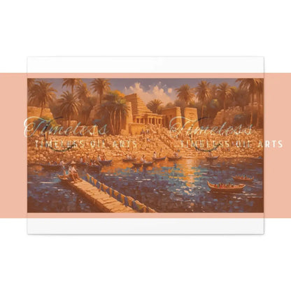 Canvas Print - Dreams of the Nile Egypt 32’’ x 24’’ (Horizontal) / 1.25’’ Canvas