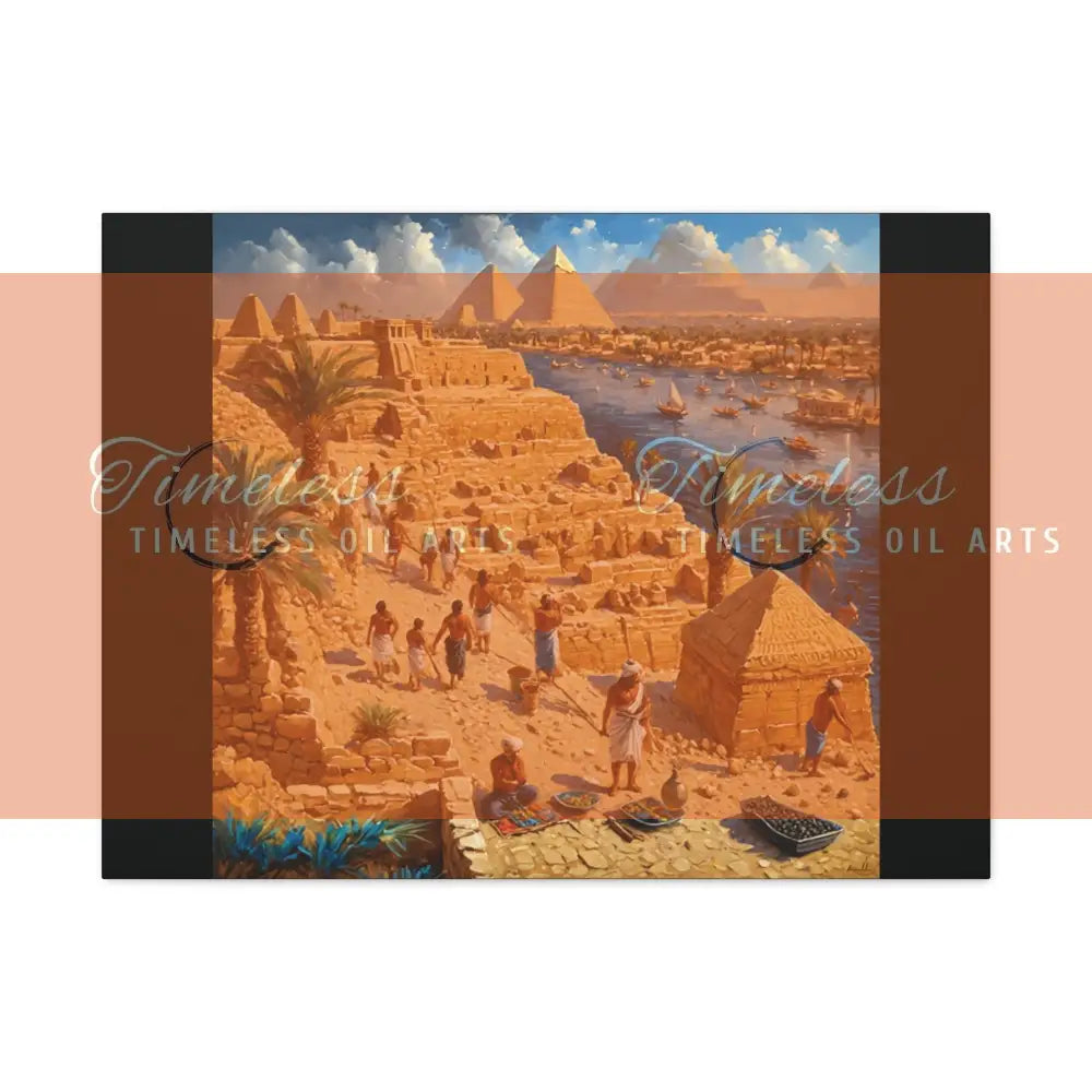 Canvas Print - Dreams of the Nile Egypt 32’’ x 24’’ (Horizontal) / 1.25’’ Canvas