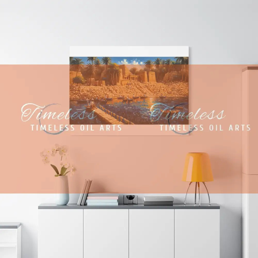 Canvas Print - Dreams of the Nile Egypt 48’’ x 36’’ (Horizontal) / 1.25’’ Canvas