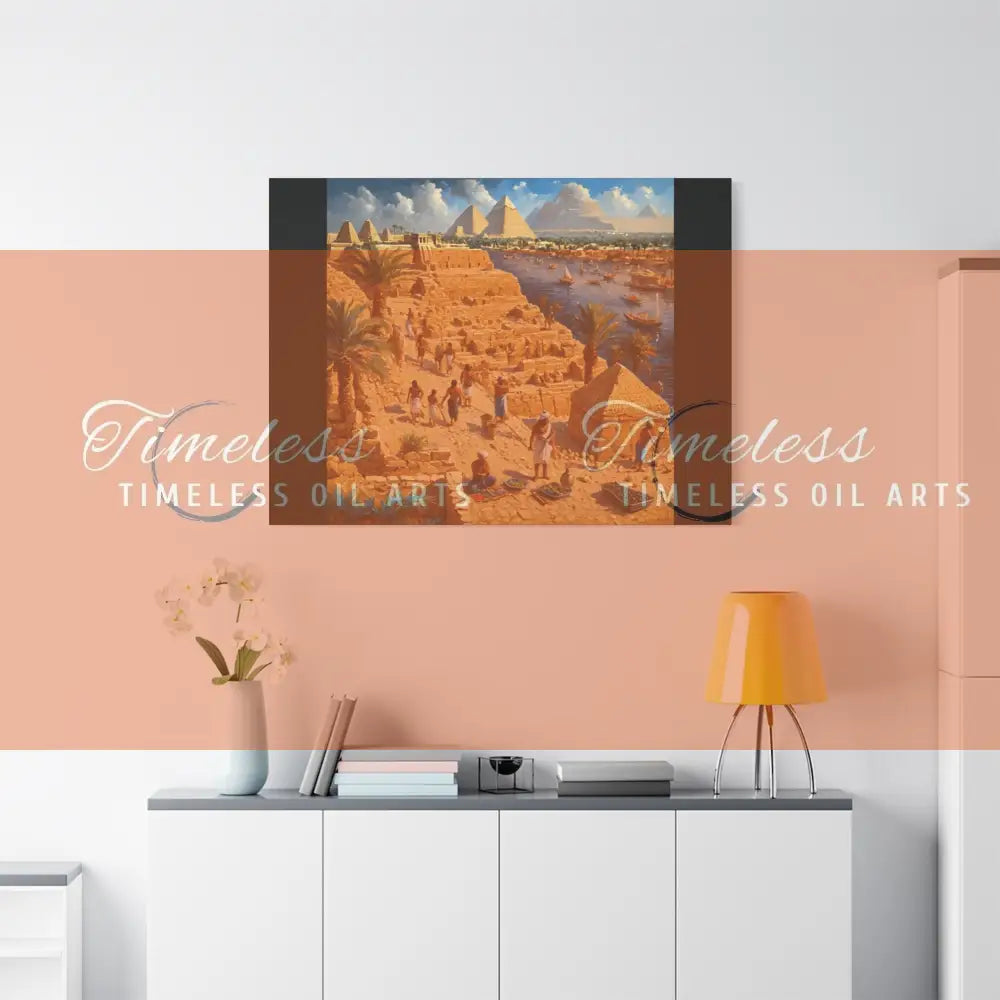 Canvas Print - Dreams of the Nile Egypt 48’’ x 36’’ (Horizontal) / 1.25’’ Canvas