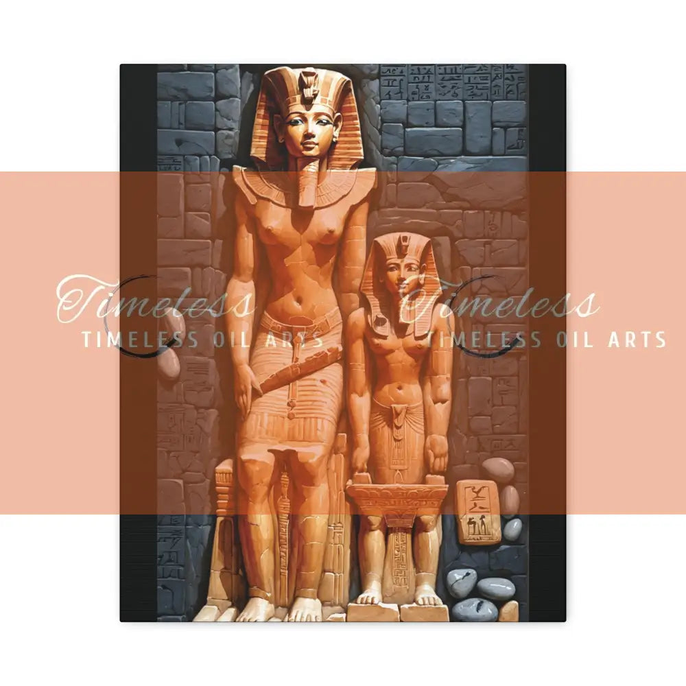 Canvas Print - Egyptian Legacy 16’’ x 20’’ (Vertical) / 1.25’’ Canvas