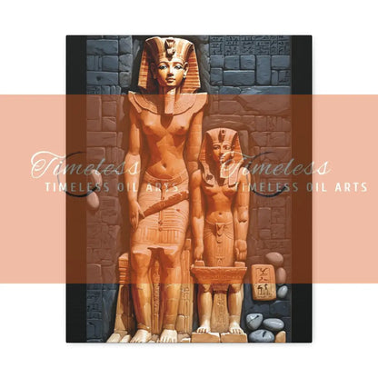 Canvas Print - Egyptian Legacy 16’’ x 20’’ (Vertical) / 1.25’’ Canvas