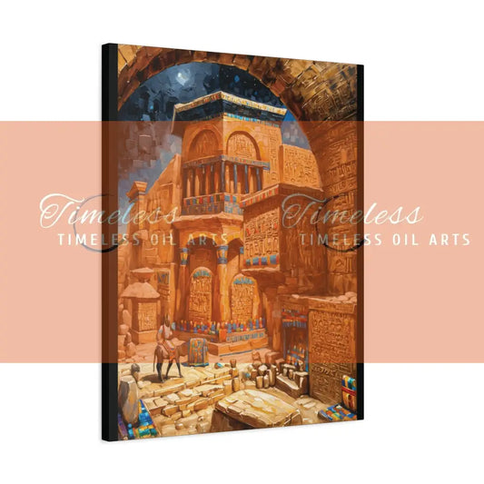 Canvas Print - Eternal Egypt and Contemporary 24’’ x 30’’ (Vertical) / 1.25’’ Canvas