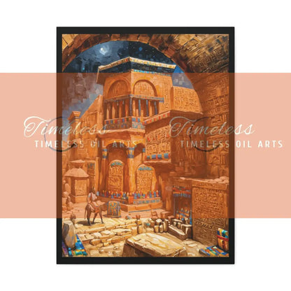 Canvas Print - Eternal Egypt and Contemporary 24’’ x 32’’ (Vertical) / 1.25’’ Canvas