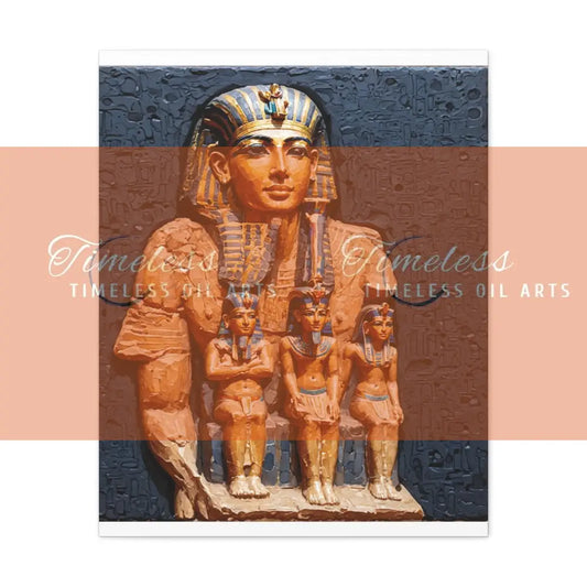 Canvas Print - Kings and Queens of Ancient Egypt 24’’ x 30’’ (Vertical) / 1.25’’ Canvas