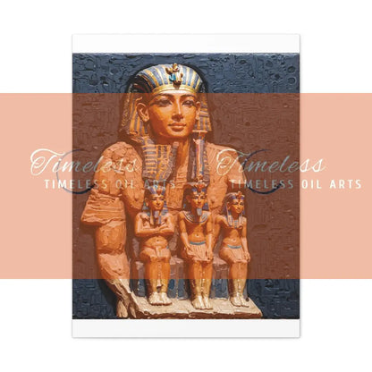 Canvas Print - Kings and Queens of Ancient Egypt 24’’ x 32’’ (Vertical) / 1.25’’ Canvas