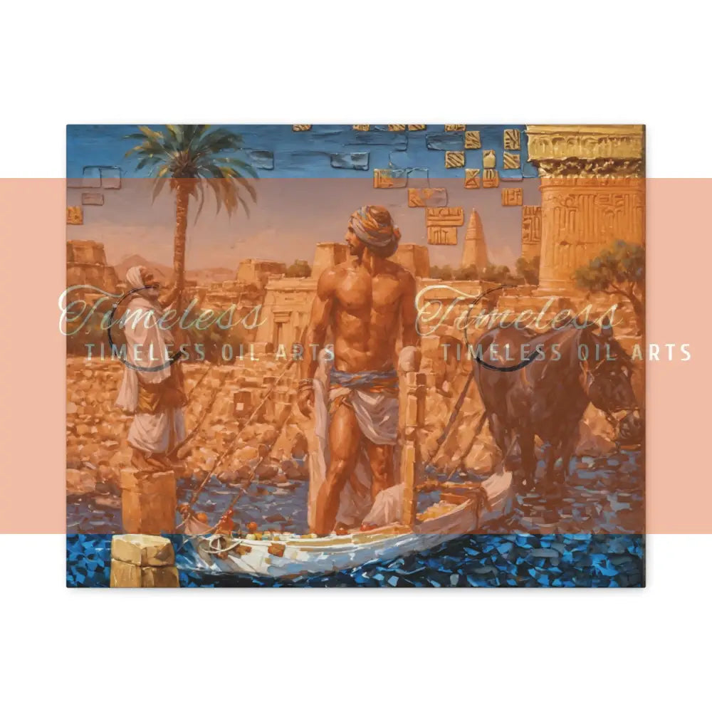 Canvas Print - Legacy of the Nile Egypt 20″ x 16″ (Horizontal) / 1.25’’ Canvas