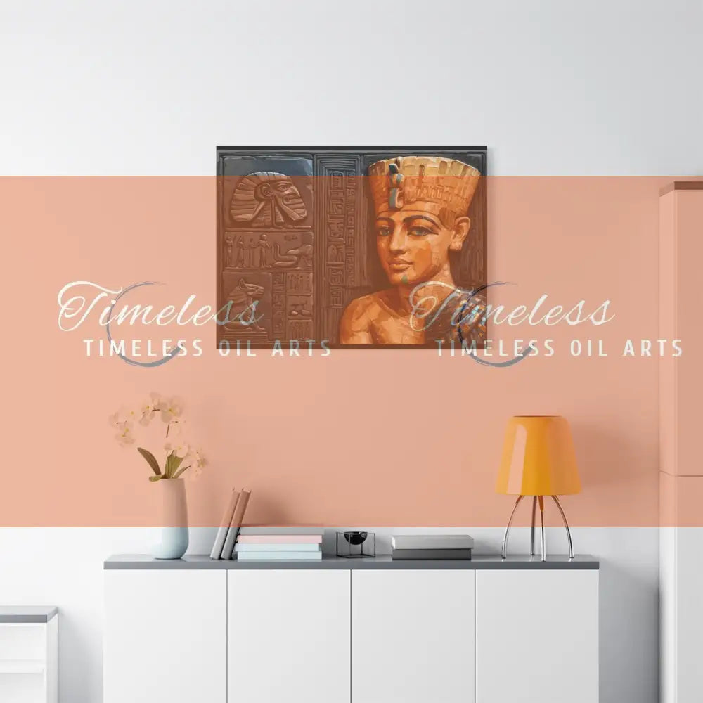 Canvas Print - Mural of Ancient Egyptian Kings Canvas