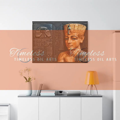 Canvas Print - Mural of Ancient Egyptian Kings 48’’ x 36’’ (Horizontal) / 1.25’’ Canvas