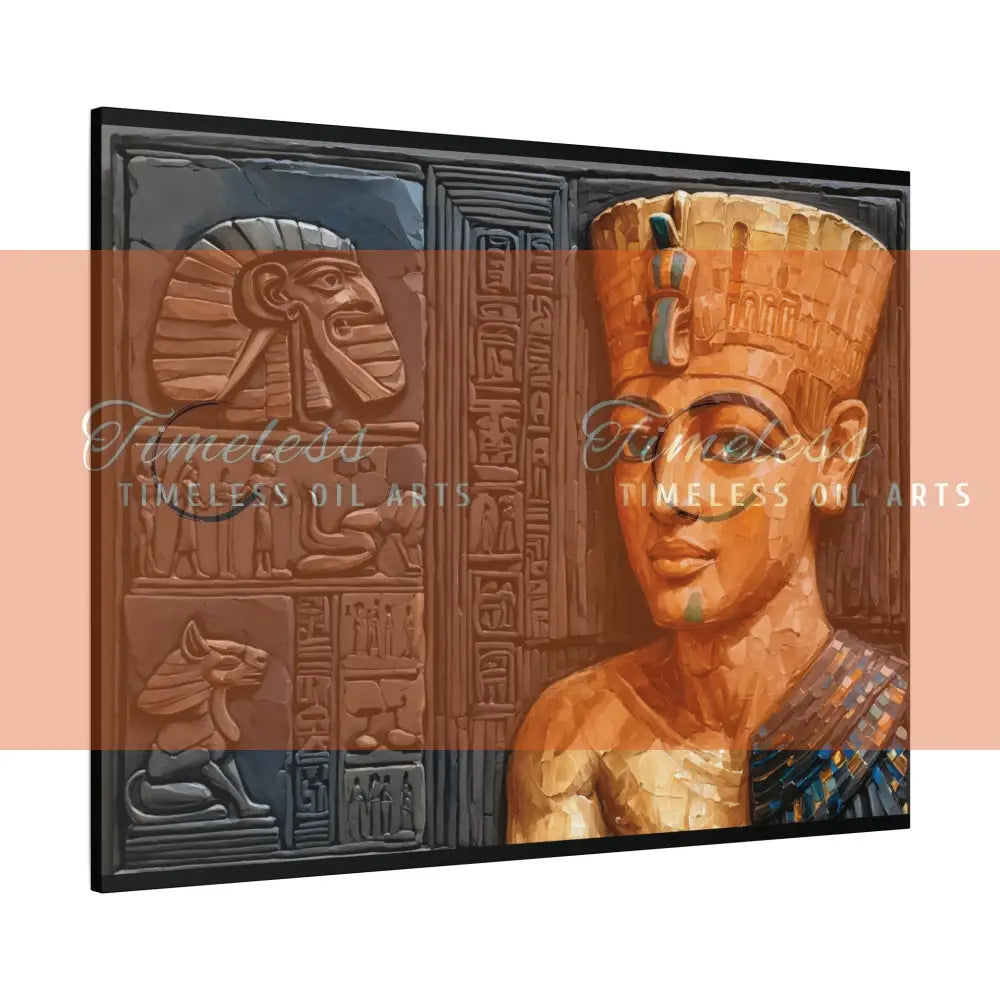 Canvas Print - Mural of Ancient Egyptian Kings Canvas