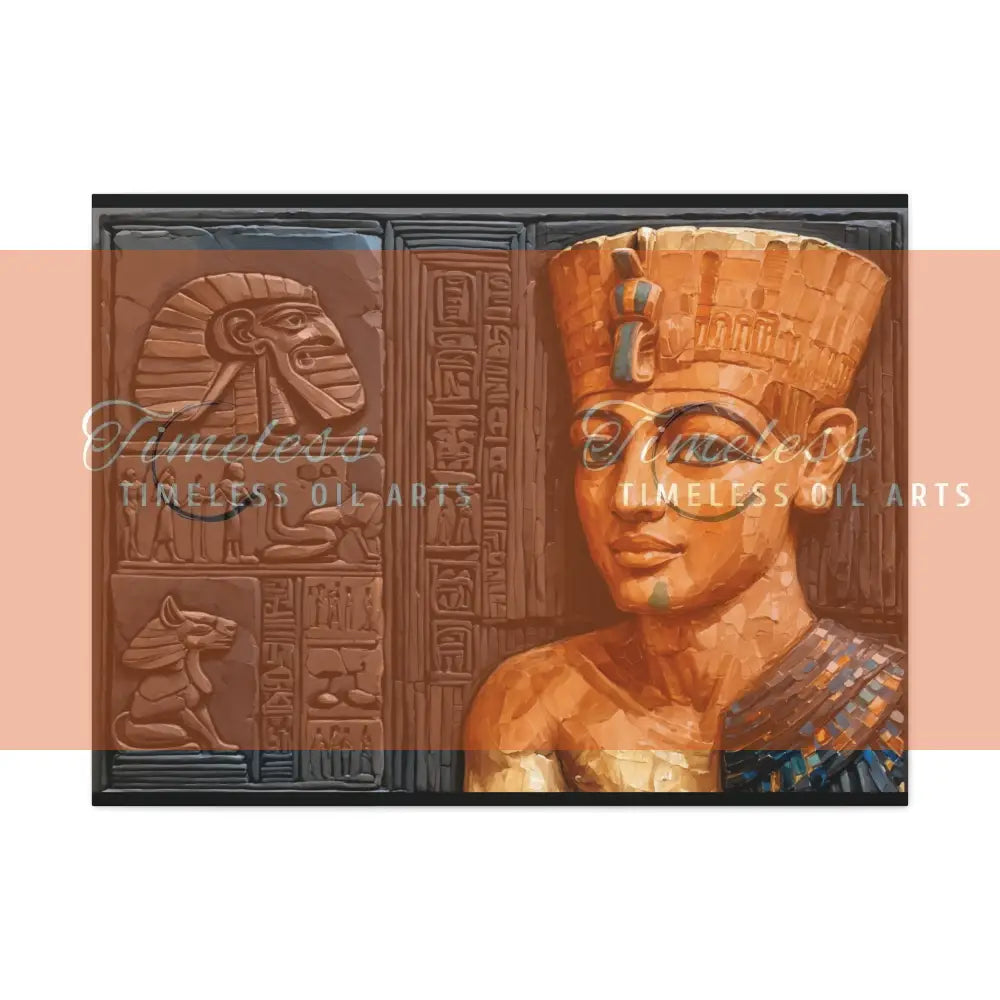 Canvas Print - Mural of Ancient Egyptian Kings Canvas