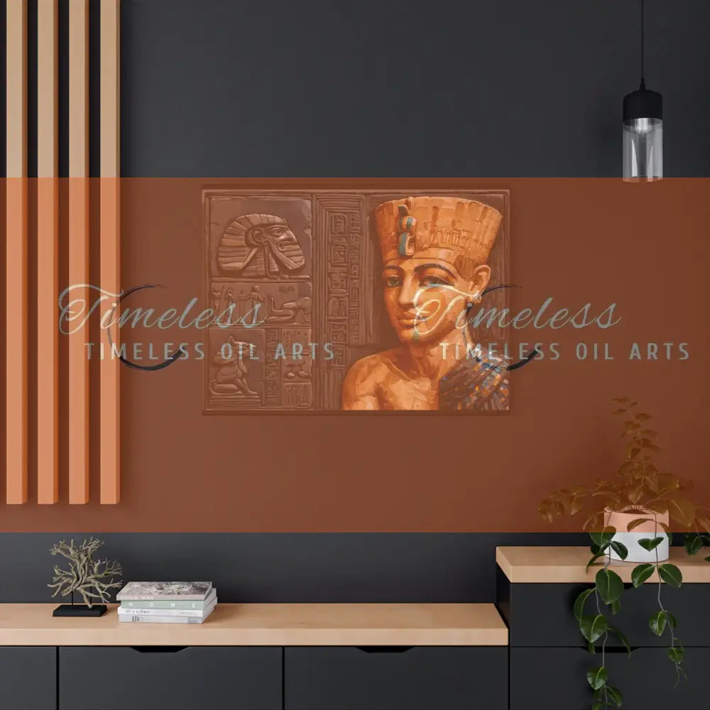 Canvas Print - Mural of Ancient Egyptian Kings Canvas