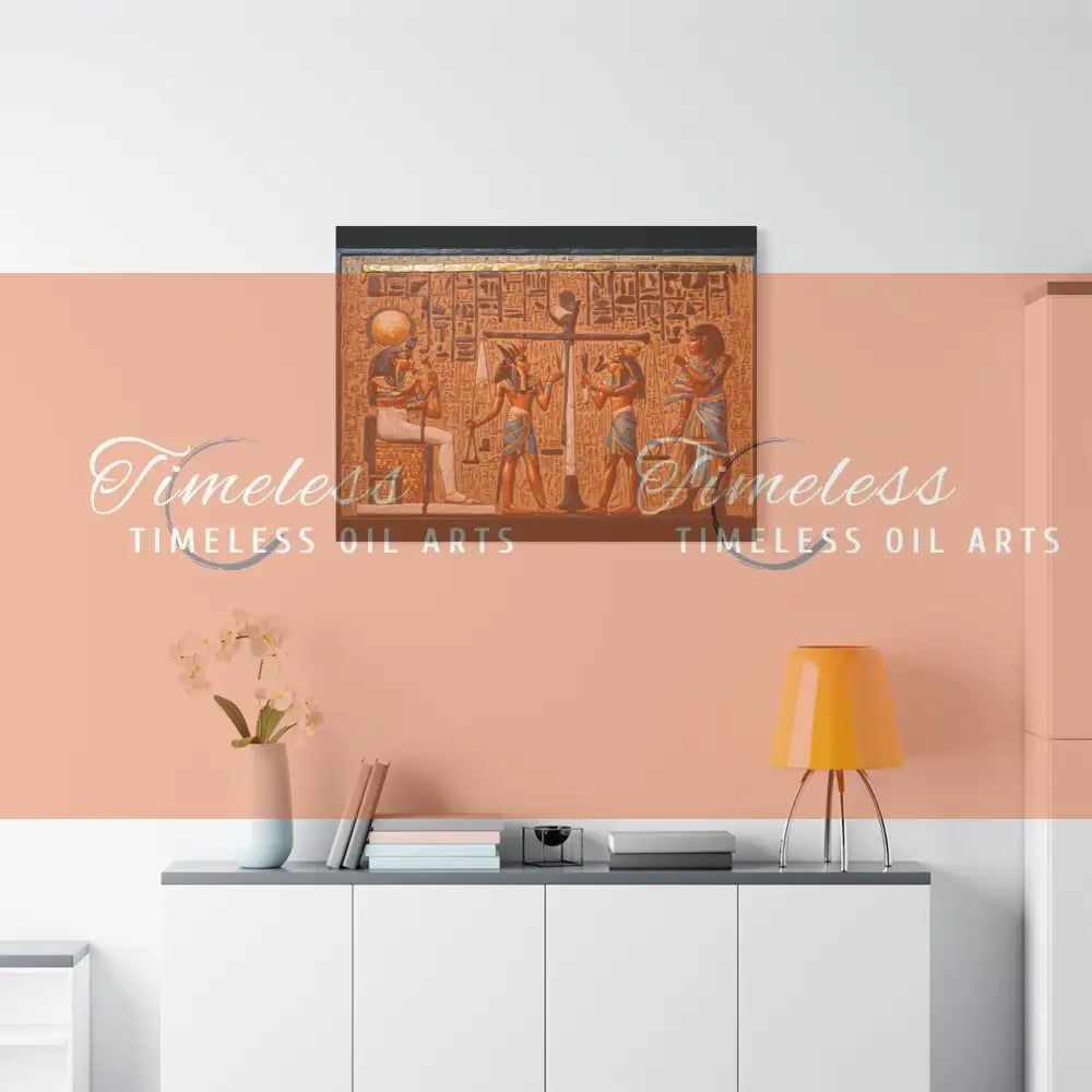 Canvas Print - Mural of the Life of the Pharaohs Canvas