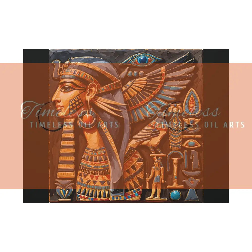 Canvas Print - Mural of the Life of the Pharaohs Canvas