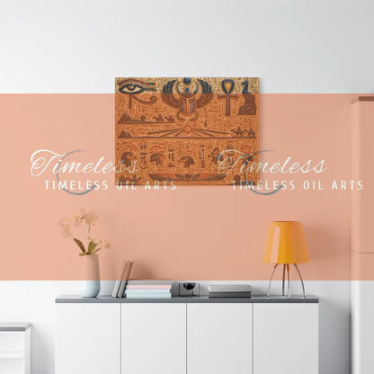 Canvas Print - Mural of the Life of the Pharaohs Canvas