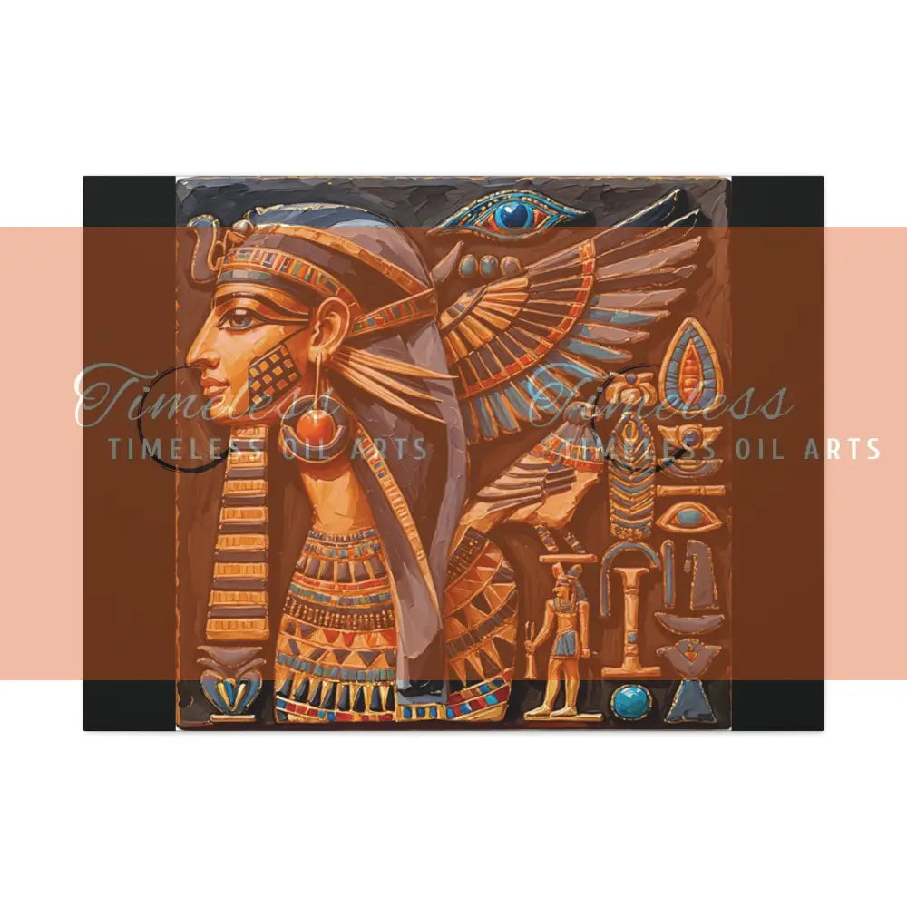 Canvas Print - Mural of the Life of the Pharaohs Canvas