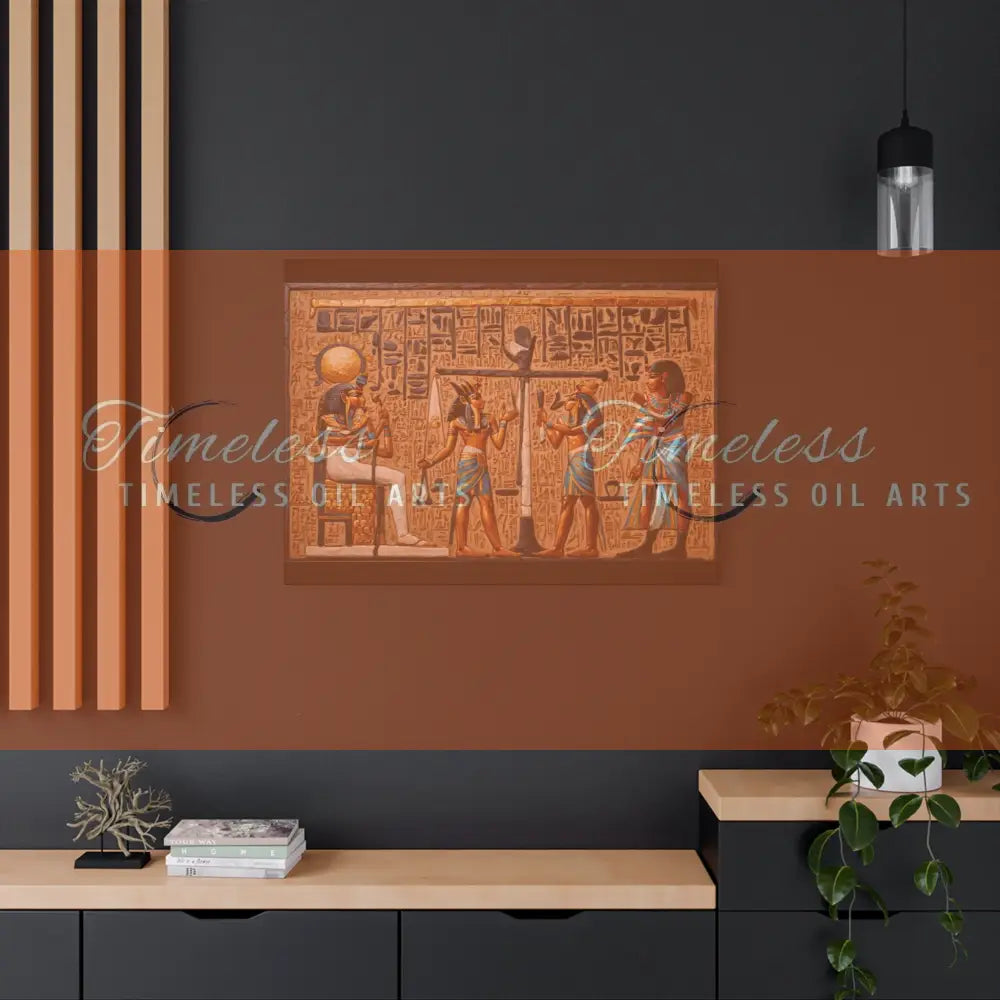 Canvas Print - Mural of the Life of the Pharaohs Canvas