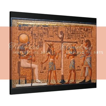 Canvas Print - Mural of the Life of the Pharaohs Canvas