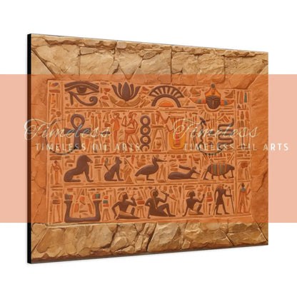 Canvas Print - Mural of the Life of the Pharaohs 40’’ x 30’’ (Horizontal) / 1.25’’ Canvas