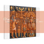 Canvas Print - Mural of the Life of the Pharaohs 40’’ x 30’’ (Horizontal) / 1.25’’ Canvas