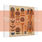 Canvas Print - Mural of the Life of the Pharaohs 40’’ x 30’’ (Horizontal) / 1.25’’ Canvas