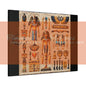 Canvas Print - Mural of the Life of the Pharaohs 40’’ x 30’’ (Horizontal) / 1.25’’ Canvas