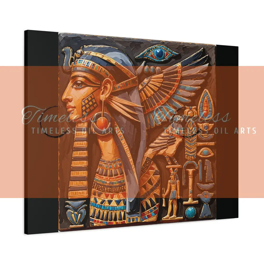 Canvas Print - Mural of the Life of the Pharaohs 40’’ x 30’’ (Horizontal) / 1.25’’ Canvas