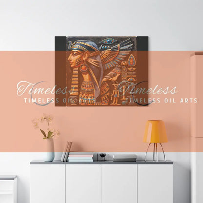 Canvas Print - Mural of the Life of the Pharaohs 48’’ x 36’’ (Horizontal) / 1.25’’ Canvas