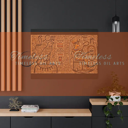 Canvas Print - Mural of the Life of the Pharaohs Canvas