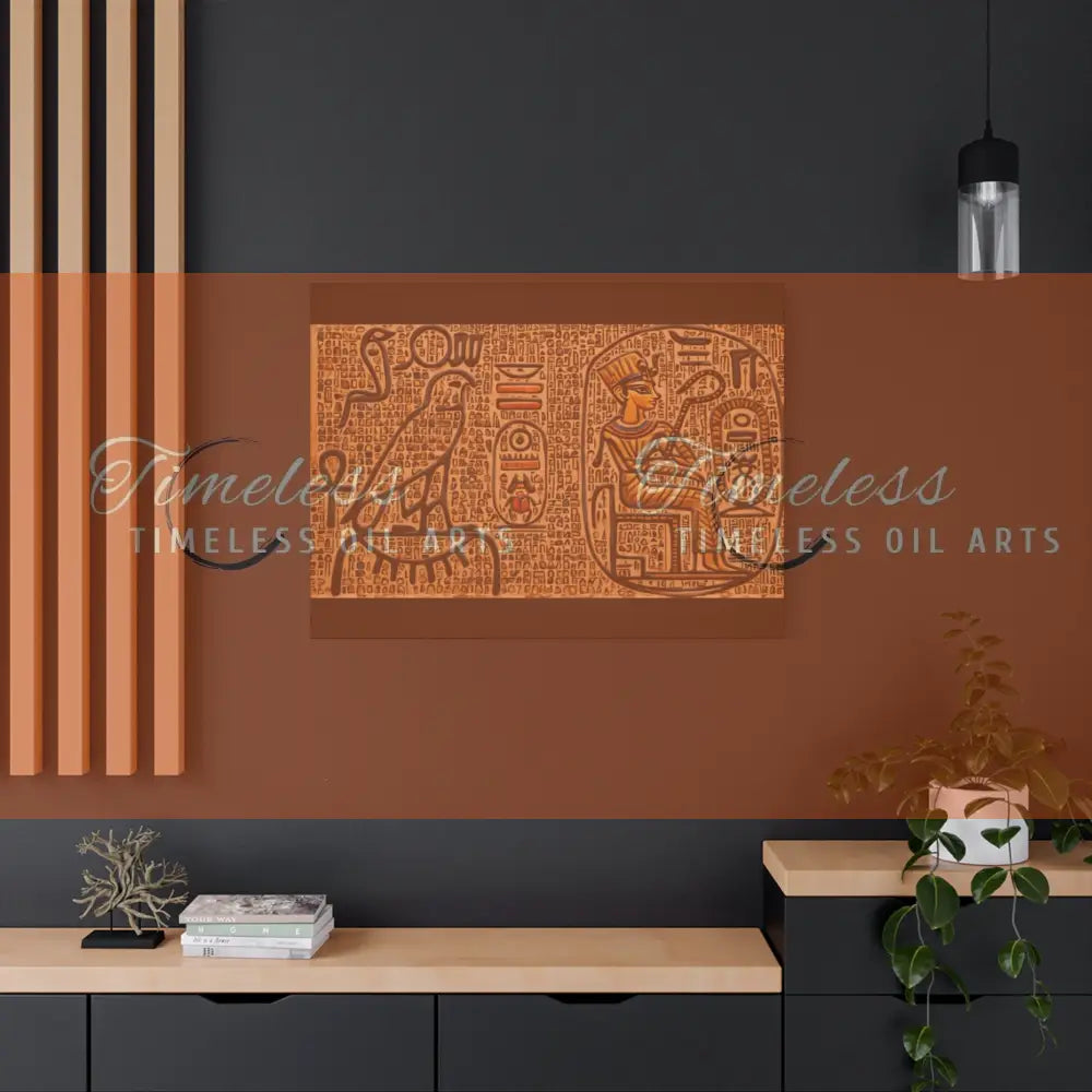 Canvas Print - Mural of the Life of the Pharaohs Canvas